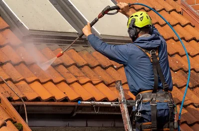Démoussage et hydrofuge de toiture à Bellevaux